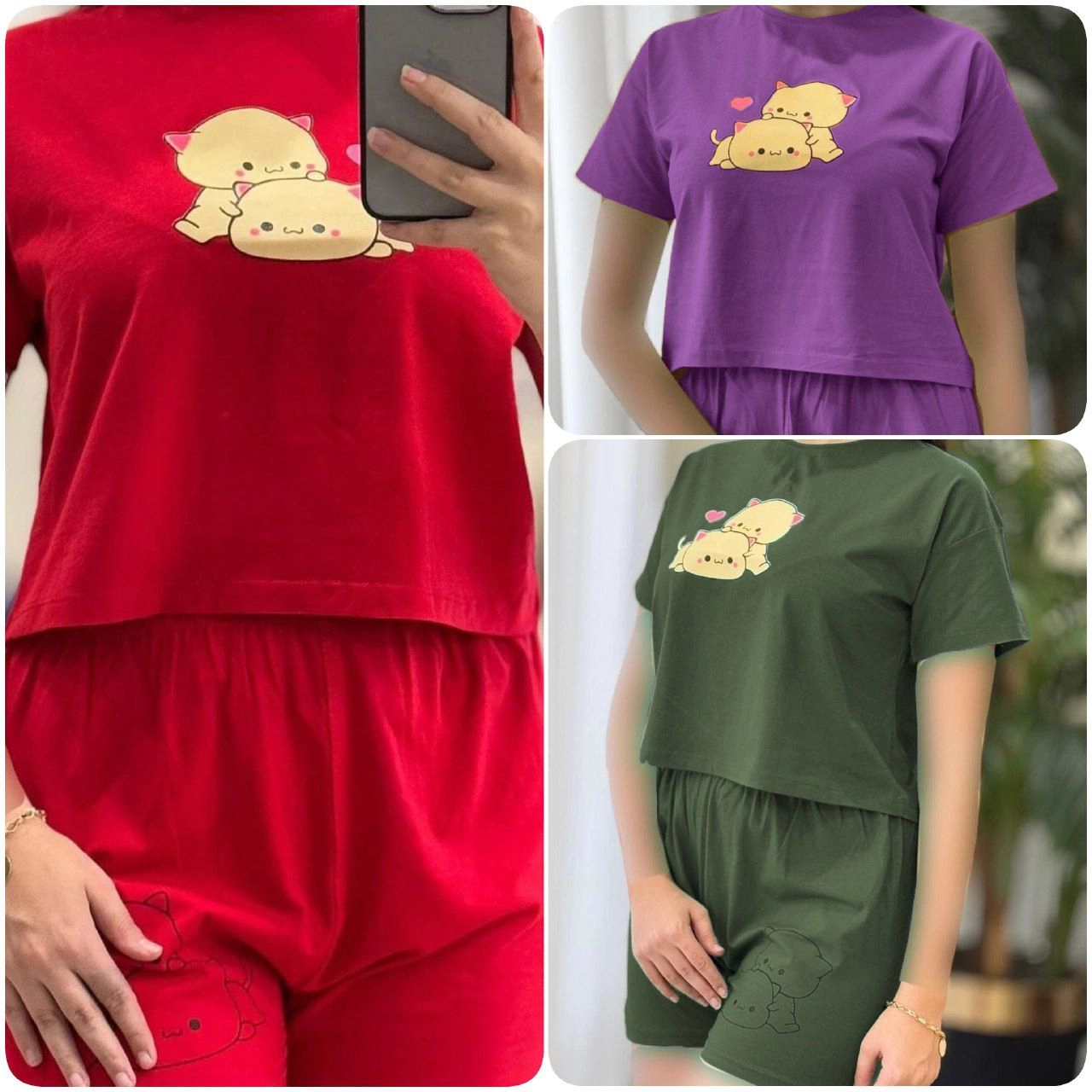 کراپ و شورتک عیدانه 2cat